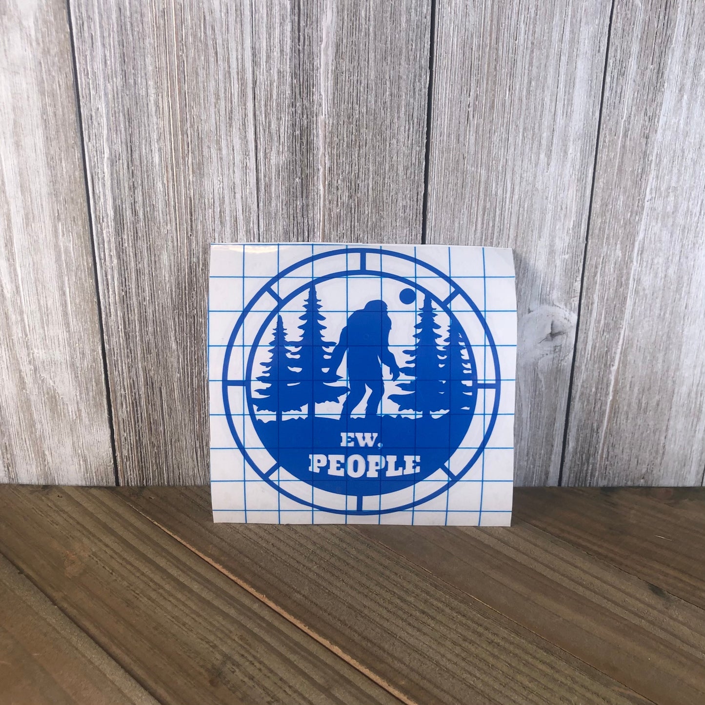 Sasquatch Ew People – Vinyl Decal