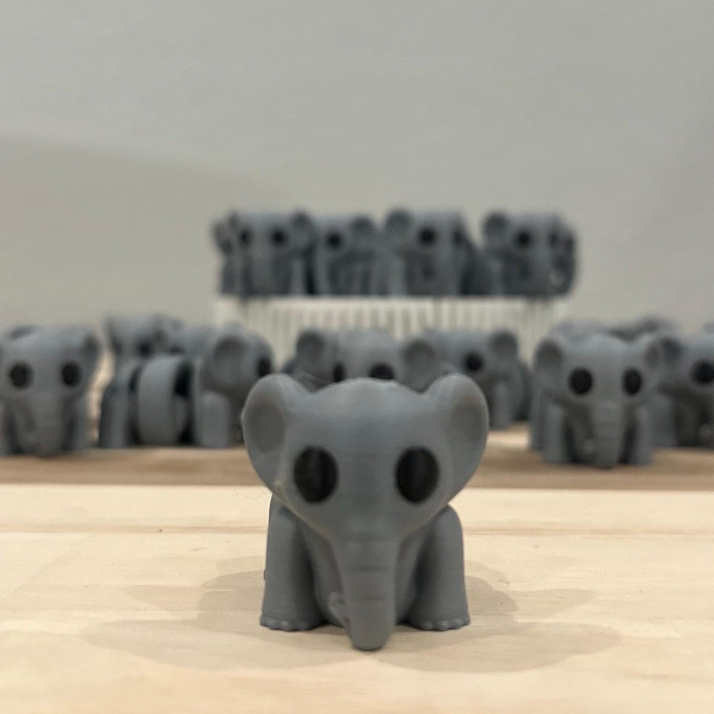 Baby Elephant Wiggly Pal - 3D Print Fidget Toy  - articulating animal