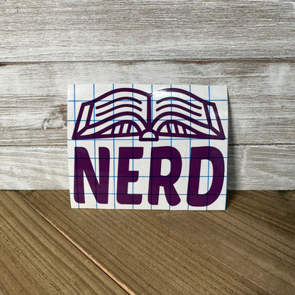 Book Nerd – Vinyl Decal