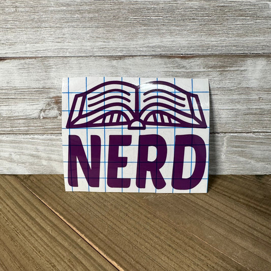 Book Nerd – Vinyl Decal