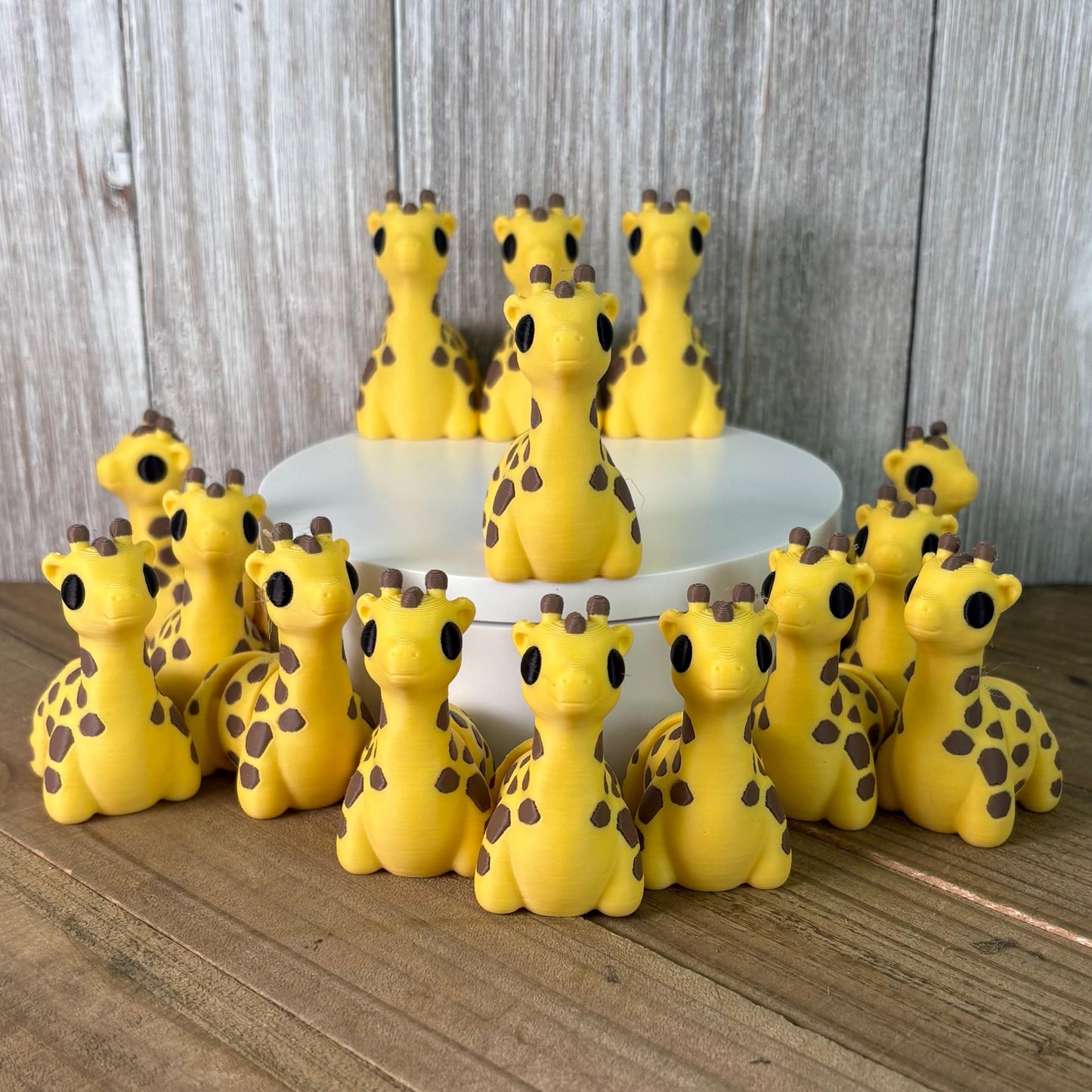 3D Printed Articulated Giraffe Fidget Toy – Flexible Animal Desk Companion – Sensory Toy for Kids & Adults