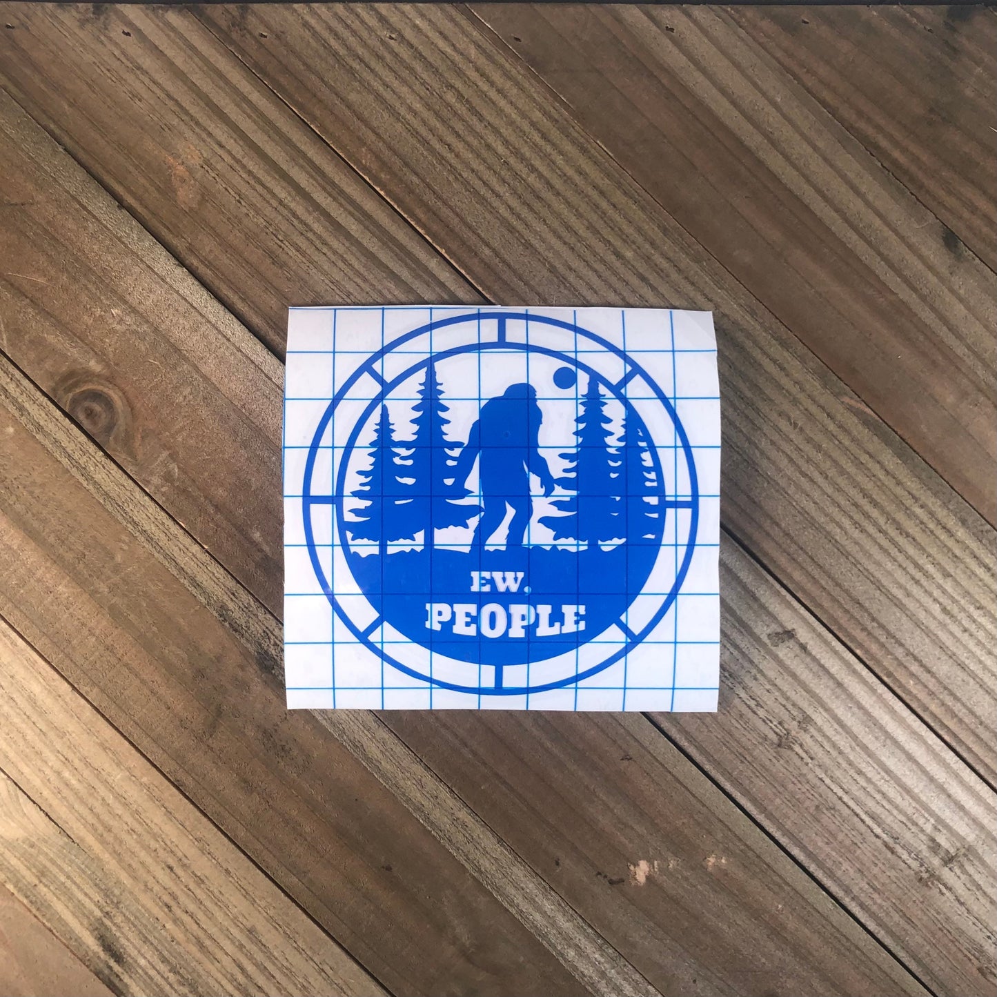 Sasquatch Ew People – Vinyl Decal