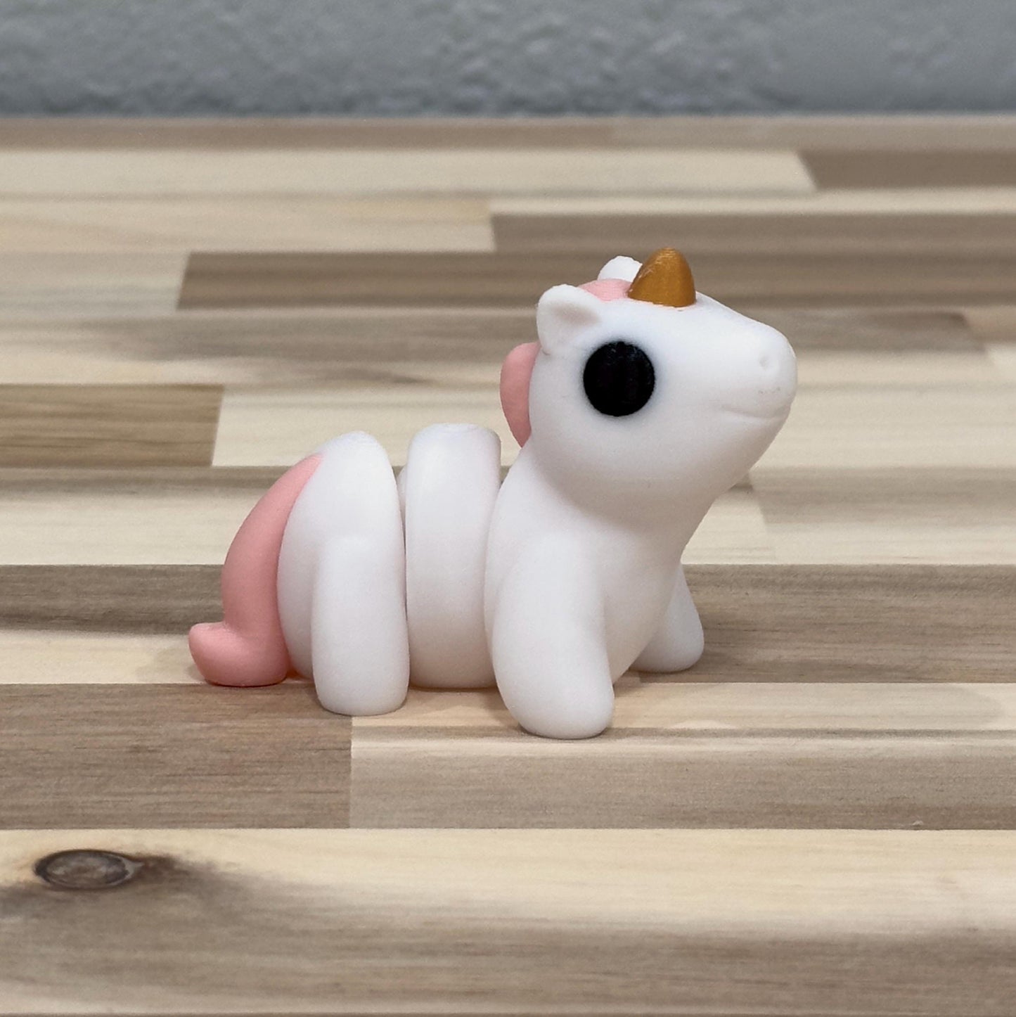 Unicorn Wiggly Pal - 3D Print Fidget Toy  - articulating animal
