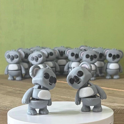 Koala Wiggly Pal - 3D Print Fidget Toy  - articulating animal