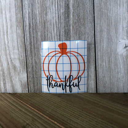 Thankful Pumpkin – Vinyl Decal
