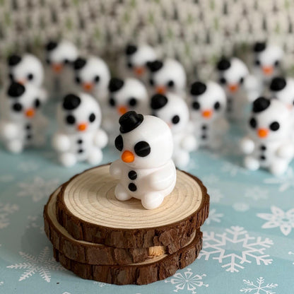 Baby Snowman Wiggly Pal - 3D Print Fidget Toy  - articulating animal