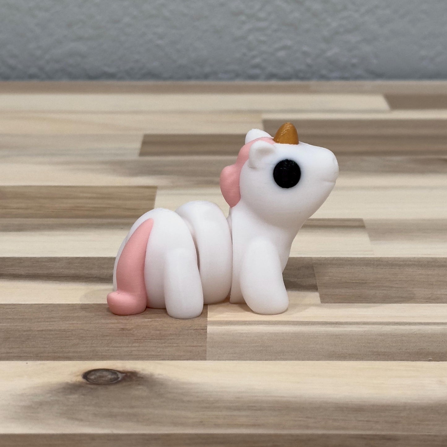 Unicorn Wiggly Pal - 3D Print Fidget Toy  - articulating animal