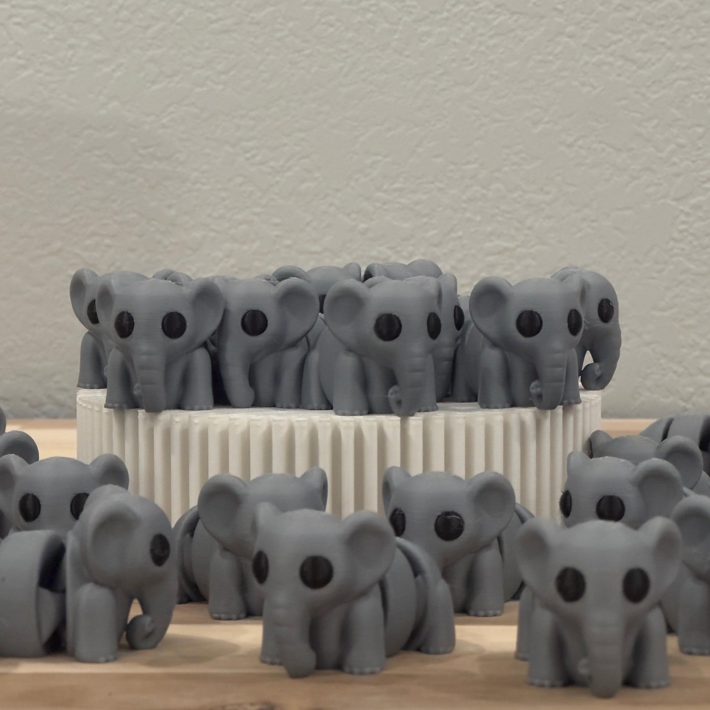 Baby Elephant Wiggly Pal - 3D Print Fidget Toy  - articulating animal