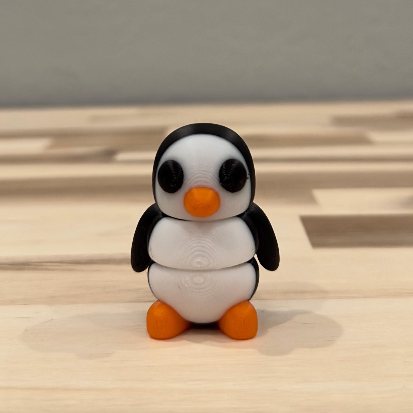 Baby Penguin Wiggly Pal - 3D Print Fidget Toy  - articulating animal