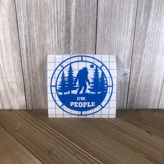 Sasquatch Ew People – Vinyl Decal