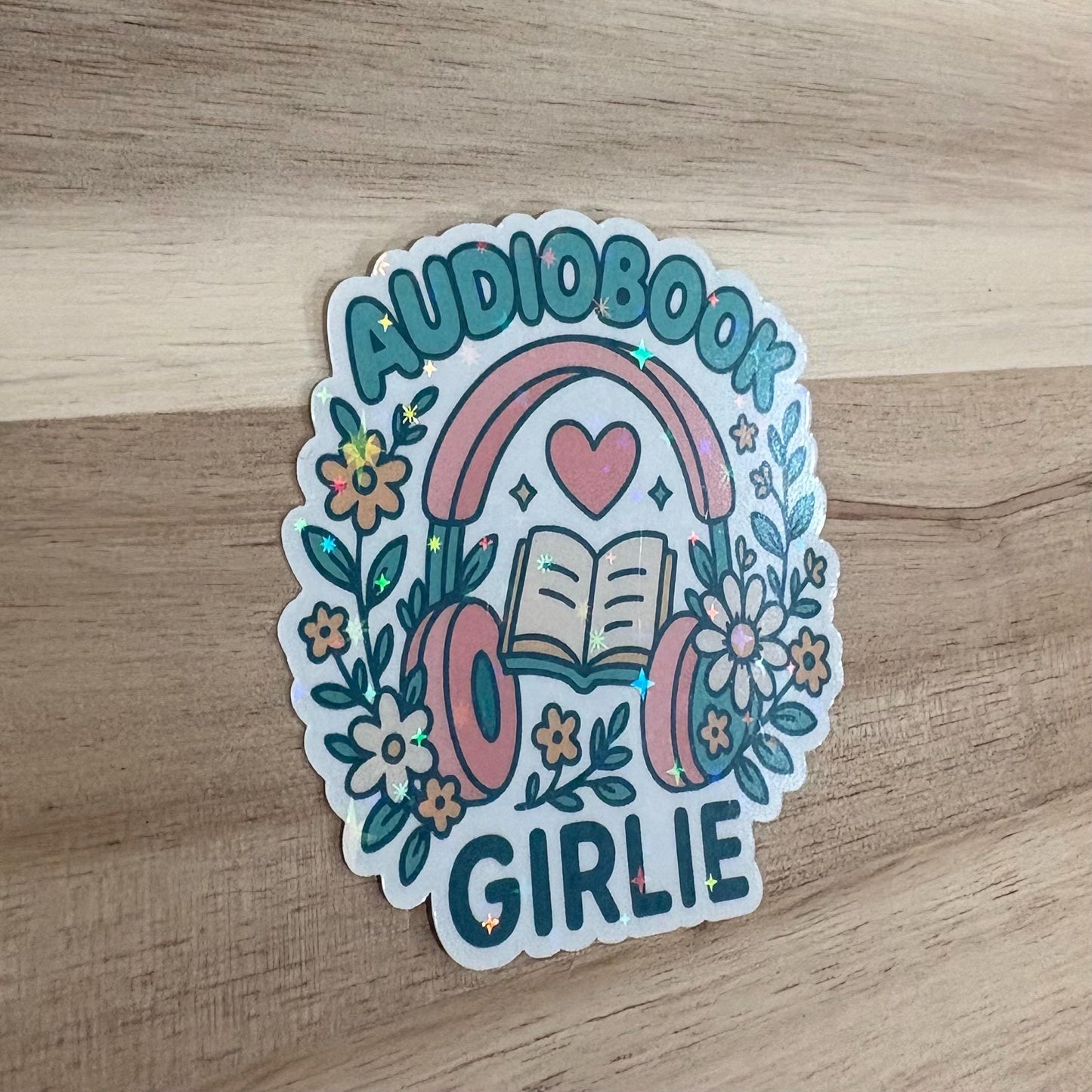 Audiobook Girlie – Waterproof Sticker