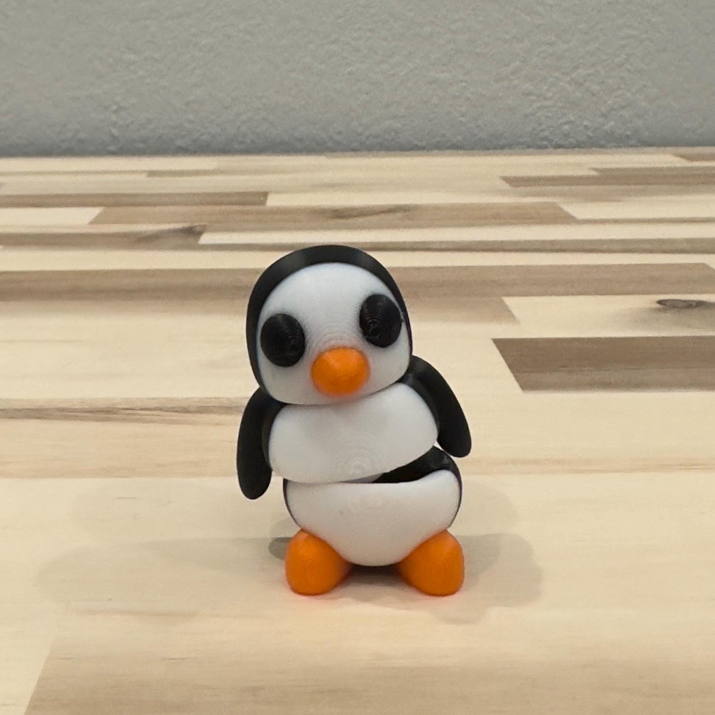 Baby Penguin Wiggly Pal - 3D Print Fidget Toy  - articulating animal