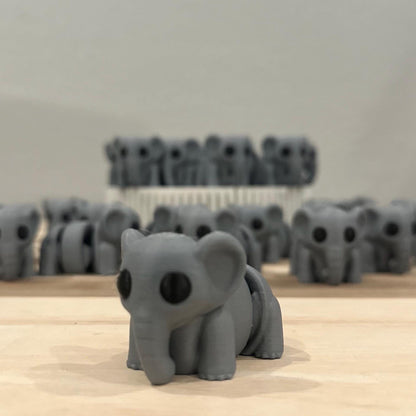 Baby Elephant Wiggly Pal - 3D Print Fidget Toy  - articulating animal