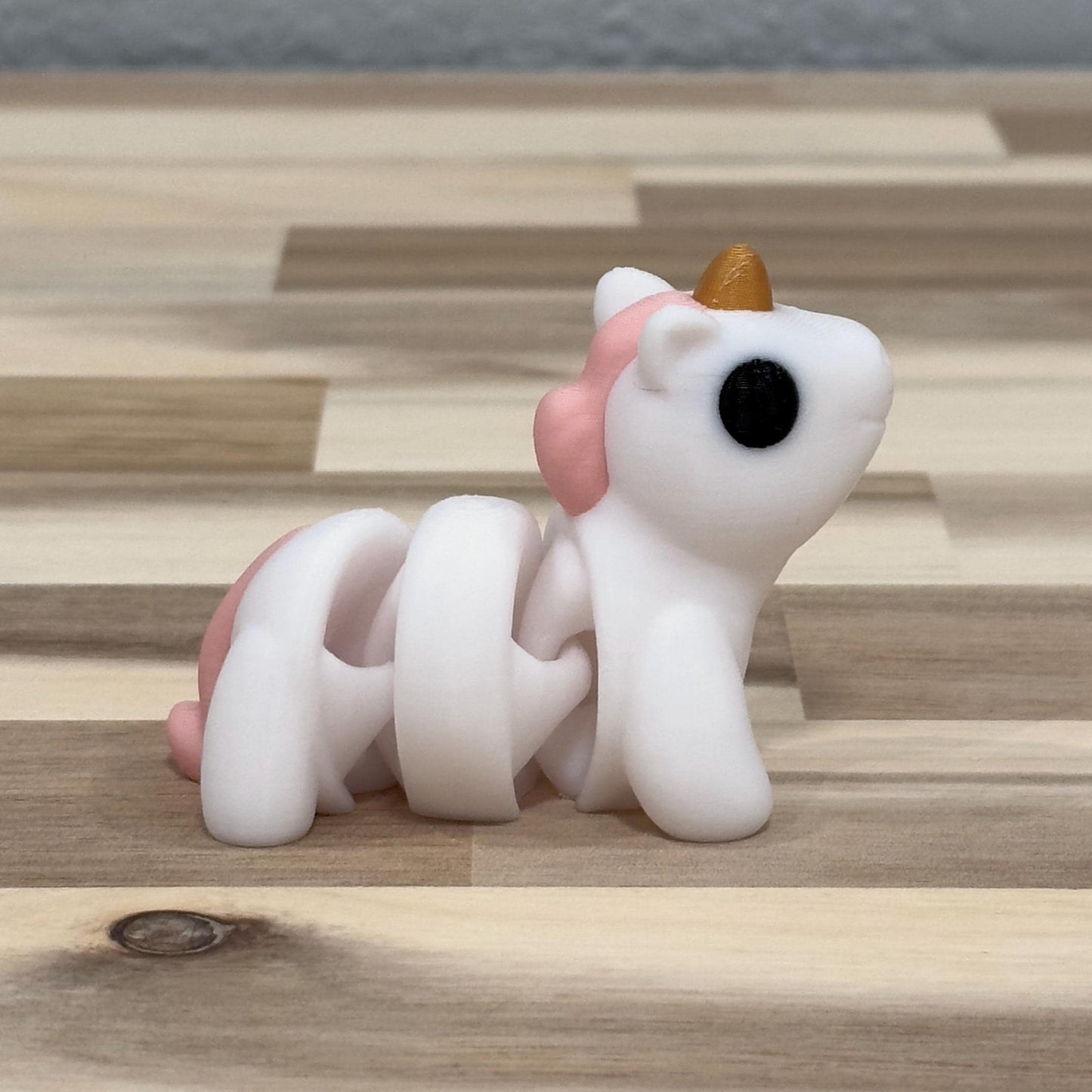 Unicorn Wiggly Pal - 3D Print Fidget Toy  - articulating animal
