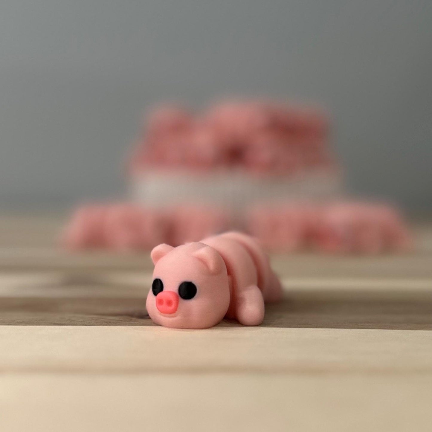 Articulated Baby Pig Fidget Toy – 3D Printed Flexi Piglet, Sensory Desk Toy, Cute Gift for Kids & Adults