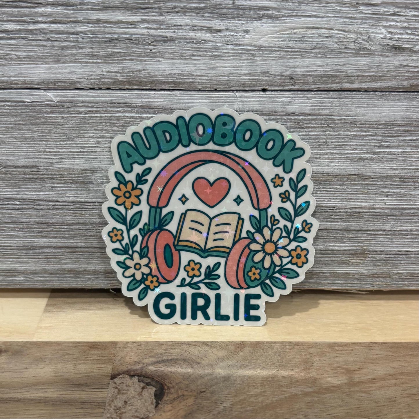 Audiobook Girlie – Waterproof Sticker