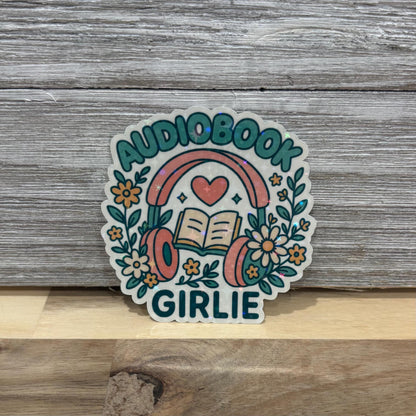 Audiobook Girlie – Waterproof Sticker