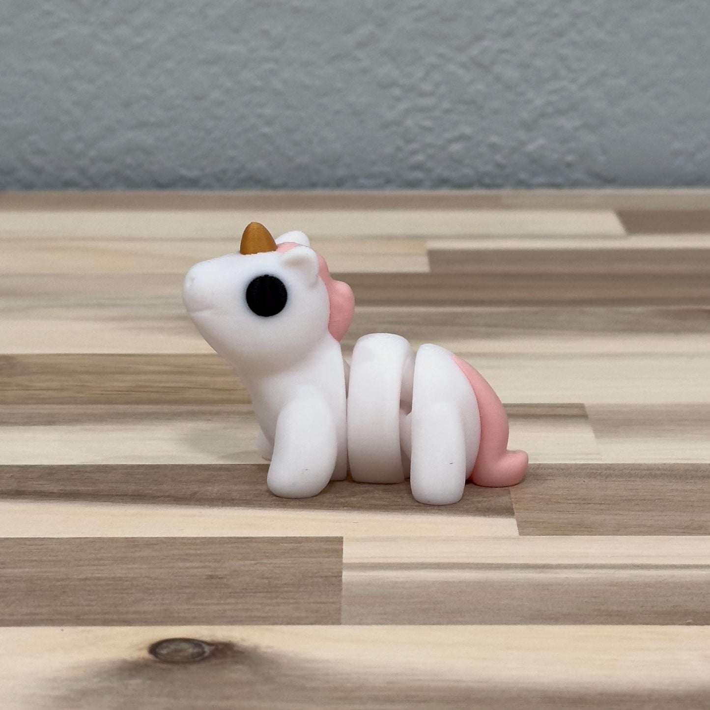 Unicorn Wiggly Pal - 3D Print Fidget Toy  - articulating animal