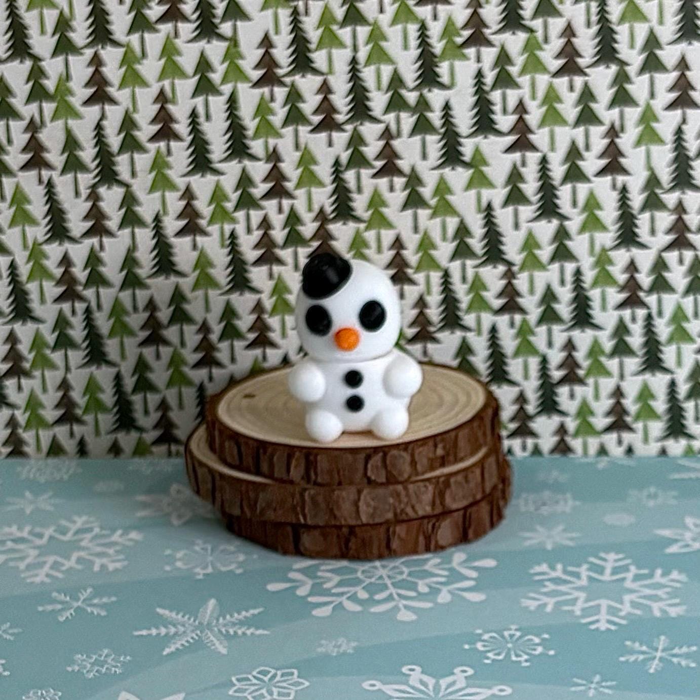Baby Snowman Wiggly Pal - 3D Print Fidget Toy  - articulating animal